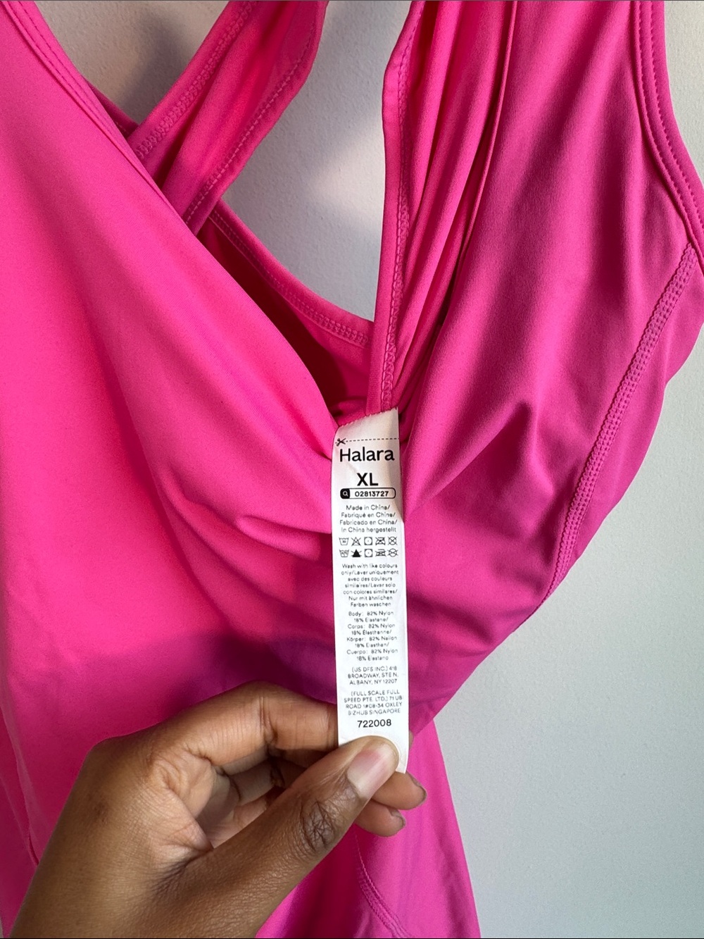 NWT Halara SoftlyZero™ Airy Mini Dance Active Dress in Fuchsia Fedora - XL - Picture 6 of 7